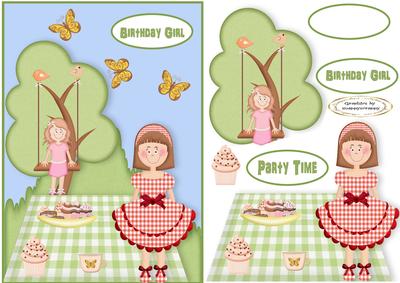 Picnic Time Girl Birthday