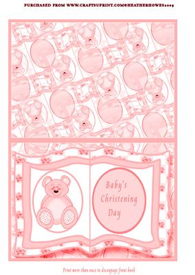 Pink Babybookstyle Quick Card