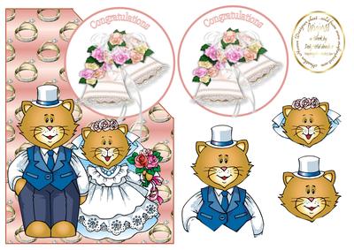 Over the Corner Cats Wedding