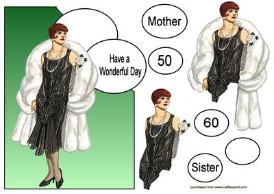 Art Deco Lady 26 Over the Corner