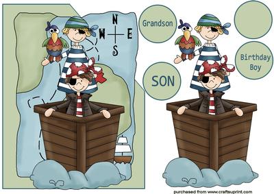 Pirates Treasure Over the Corner