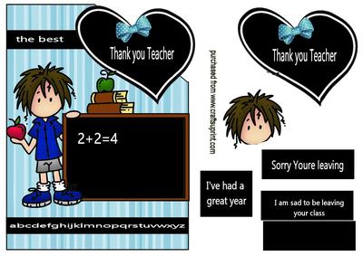 Thank You Teacher Over the Corner