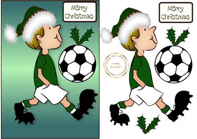 Plain Green Footie Christmas