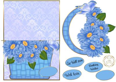 Floral Get Well Basket