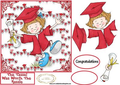 Sassy Red Graduation