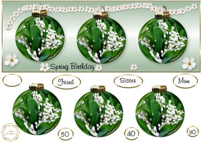 Lily of the Valley Spring Baubles