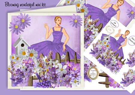 Lavender Floral Lady