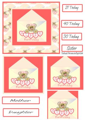 Birthday Envelope Pyramid