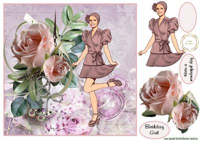 Flapper Vintage Floral