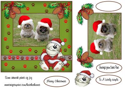 Pekingnese Doggy Christmas