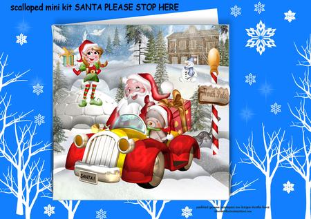 Santas Car Please Stop Here