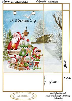 Santa and Friends Gift Bag