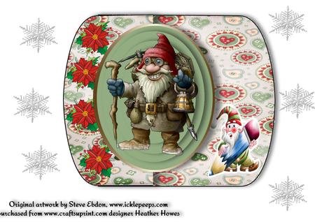 No Hole Foldback Gnome Card