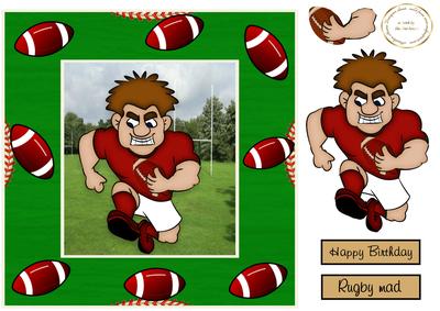 Rugby Special 3 Green Frame