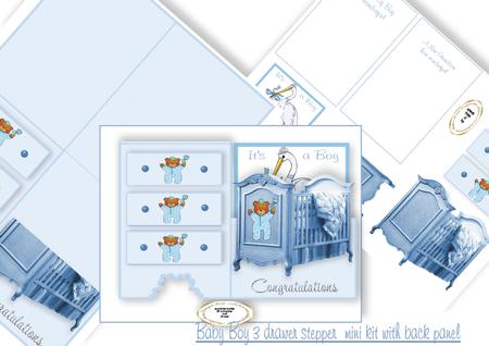 Baby Boy 3 Drawer Kit