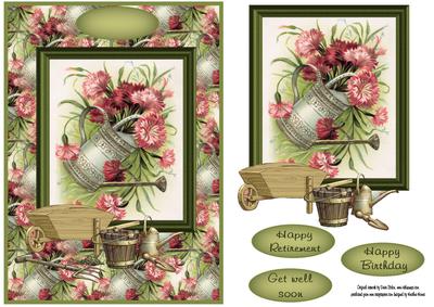 Watering Can of Flowers