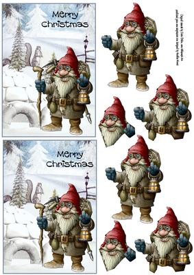 2 to a Page Quick A6 Cards Gnome