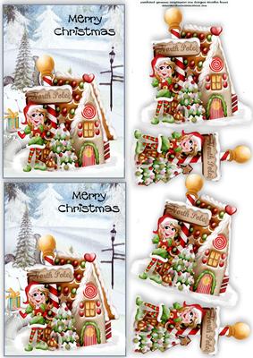 2 to a Page Gingerbread House