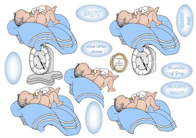 Weighing in Baby Boy Step by Step