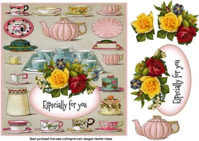 Teatime and Roses Treat Vintage