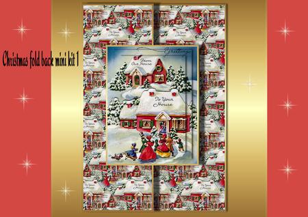 Vintage Christmas Fold Back