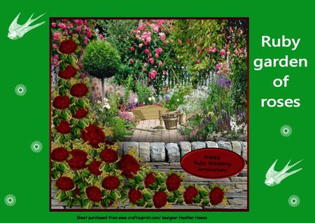 Ruby Garden of Roses