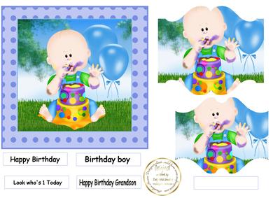 Baby Cake Boy Birthday