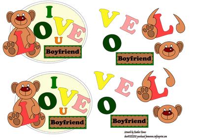 I Love U Teddy for Boyfriend