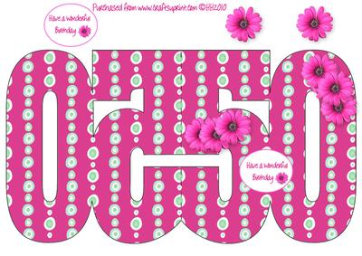 50 Pink Birthday Wish