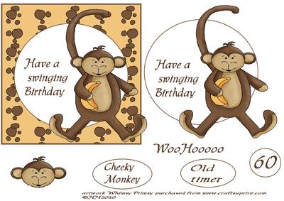 Have a Swinging Birthday Cheeky Monkey
