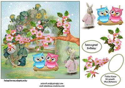 Owls and Blossoms