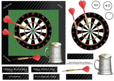 Beer Out of the Frame Darts
