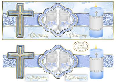 Christening Day Dl Ribbon Sash Boy
