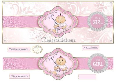 Ribbon Sash Baby Girl Dl