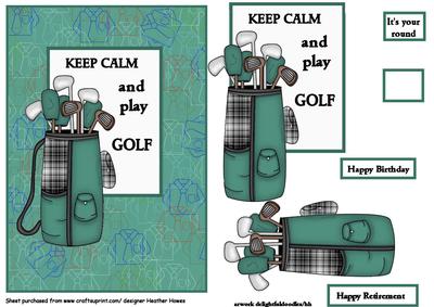 Keep Calm and Play Golf