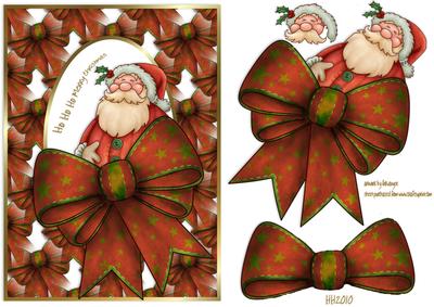 Santa Bow Ho Ho