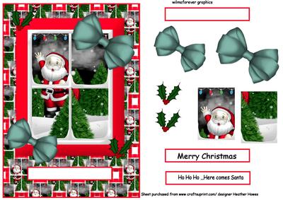 Santa Through the Window