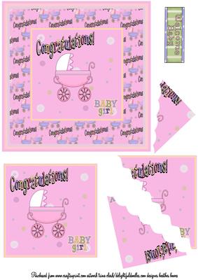 Girl Baby Corner Stack