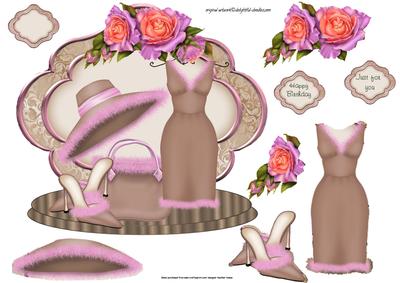 Shaped Card Front for Ladies 2