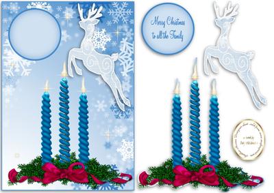 Candles and Lace Reindeer