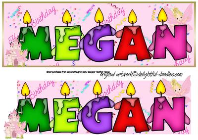 Megan Princess Candles