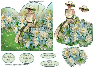 Lady in Flowers