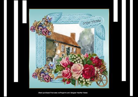 Cottage and Roses