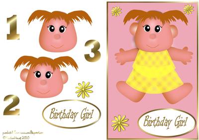 Cutie Doll Card Front