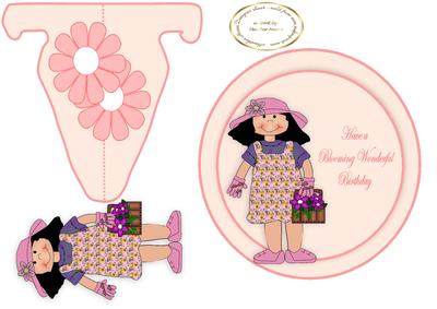 Blooming Birthday Plate Card