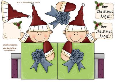 Christmas Angel Quick Card
