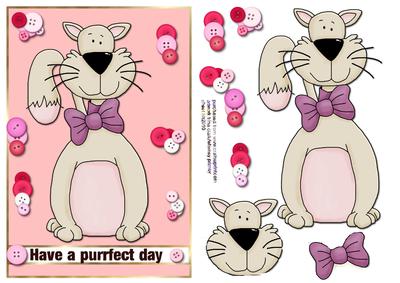 Buttons Th Cat Purrfect Birthday