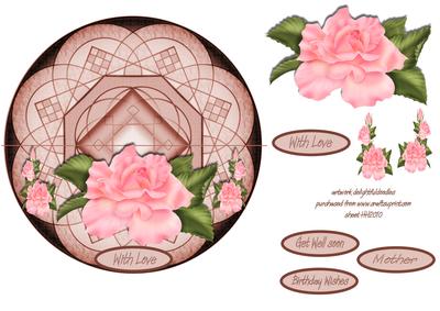 Roses Wobbler Card