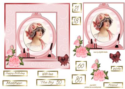 Mirror Image of Beauty Pink