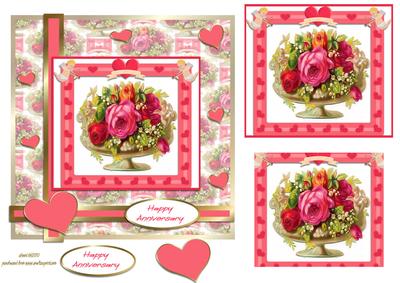 Anniversary with Lace and Roses